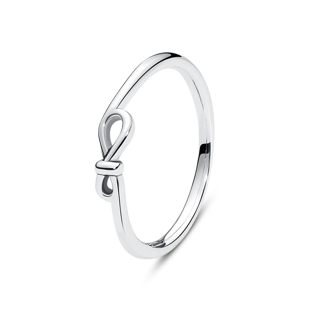 925 Sterling Silver Rings For Women Original Crown Love Heart Wishbone Engagement Wedding Rose Gold Crystal Ring Luxury Jewelry