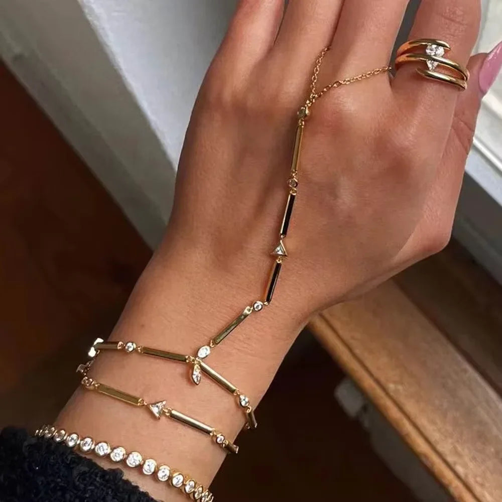 New Fashion Design Water Drop Bling Oval CZ Choker Necklace Lariat Long Bar Tear Drop Y Shape Long Tassel Women Jewelry