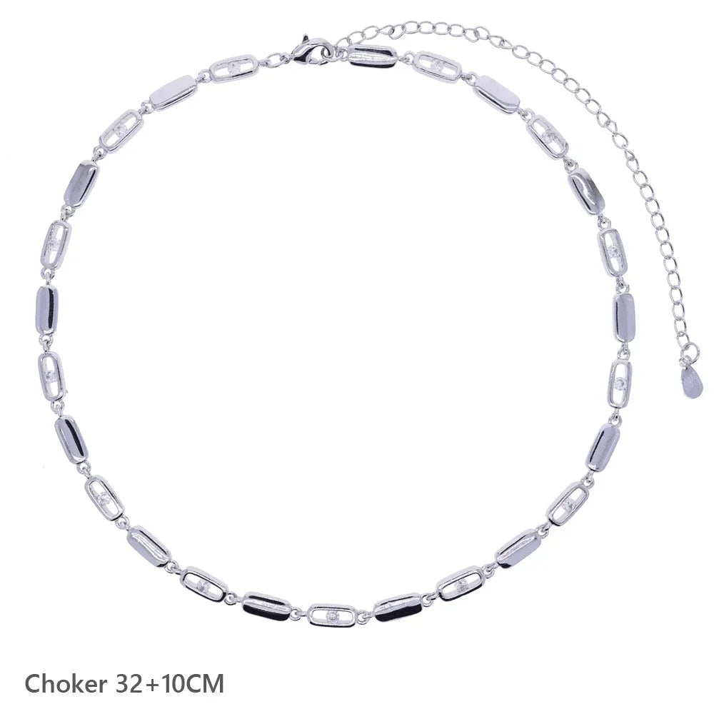 New Fashion Design Water Drop Bling Oval CZ Choker Necklace Lariat Long Bar Tear Drop Y Shape Long Tassel Women Jewelry