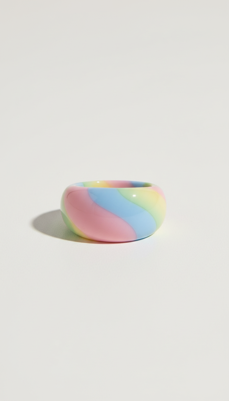 Chunky Resin Statement Ring